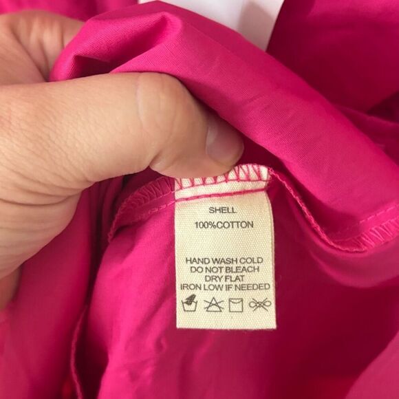 Avara Fushcia Pink‎ Ruffle Mini Dress Girlhoodcore NWT Size Large - Picture 6 of 6